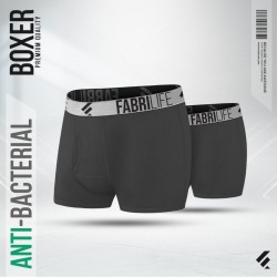 Mens Premium Antibacterial Boxer Brief Combo (Charcoal 2pc) - Boxer Brief | SALT