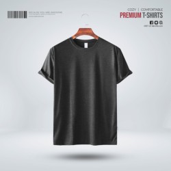 Teens Premium Blank Tshirt - Anthra - Blank T-shirt | SALT