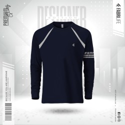Mens Metro Edition Premium Full Sleeve T-shirt - Fearless - Raglan | SALT