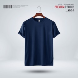 Teens Premium Blank Tshirt - Navy - Blank T-shirt | SALT