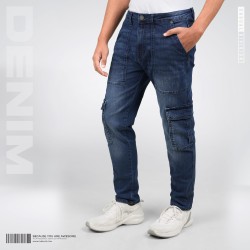 Mens Premium Denim Cargo [6 Pocket]  - Hexacore - Cargo Pants | SALT