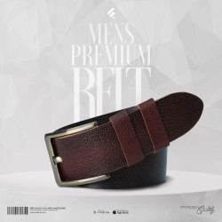 Mens Premium Leather Belt- Rugged - Belt | SALT