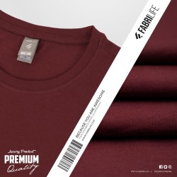 Mens Premium Blank T-shirt - Maroon - Blank | SALT