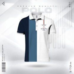 Premium Designer Edition Double PK Cotton Polo - Nation league - Cut & Stitch | SALT