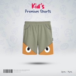 Kids Premium Cotton Shorts - Eye Ball - Design Shorts | SALT