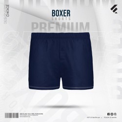Mens Premium Cotton Boxer Shorts - Navy - Boxer Shorts | SALT