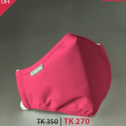 Premium Cotton Face Mask (Pink) - Professional 7 Layer Mask | SALT