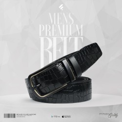 Mens Premium Leather Belt- Luxurate - Belt | SALT