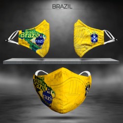 Brazil - Designer Edition Cotton Face Mask - Sports Edition | SALT