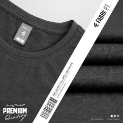 Mens Premium Blank T-shirt - Anthra-Melange - Blank | SALT