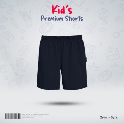 Kids Premium Cotton Shorts - Navy - Shorts | SALT