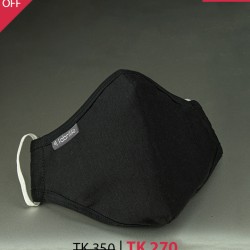 Premium Cotton Face Mask (Black) - Professional 7 Layer Mask | SALT