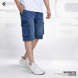Mens Premium Bermuda Denim Shorts - Starfield - Chino Shorts | SALT