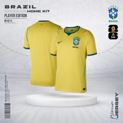 Brazil 2026 World Cup Home Jersey - Player Edition - Football Jersey | SALT