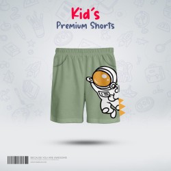 Kids Premium Cotton Shorts - Astronaut - Design Shorts | SALT