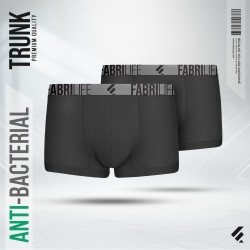 Mens Premium Antibacterial Trunk Combo  -( Charcoal 2 pcs ) - Trunk | SALT