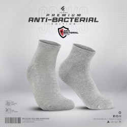 Premium Antibacterial Socks - Gray Melange - Classic | SALT