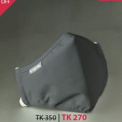 Premium Cotton Face Mask (Charcoal) - Professional 7 Layer Mask | SALT