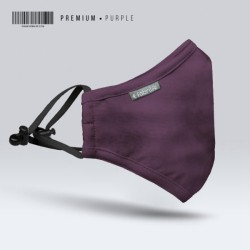 Anti dust & Anti Pollen Cotton Face Mask (Purple) - Anti dust & Anti Pollen Mask | SALT