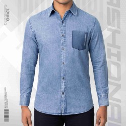 Mens Premium Casual Shirt - Aegean Blue - Casual Shirt | SALT