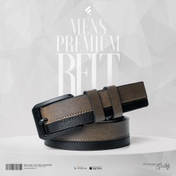 Mens Premium Leather Belt- Fortan - Belt | SALT