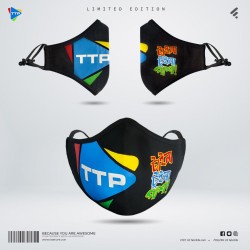 TTP - Designer Edition Cotton Face Mask (Blue) - Sports Edition | SALT