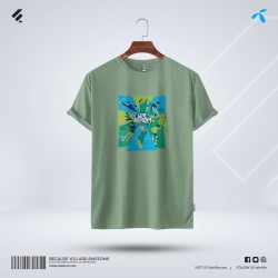 Fabrilife Grameenphone Premium  Cholo Bangladesh Sports Tshirt - Printed | SALT