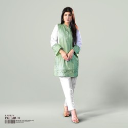 Women's Premium Kurti - Seafoam - Kurti Tunic And Tops | SALT