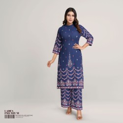 Womens Premium Salwar Kameez [2pcs] - Hoorzain - 2pc Salwar Kameez | SALT