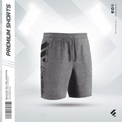 Mens Premium Flexsec Shorts | Gray Melange - Sports Shorts | SALT