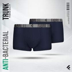 Mens Premium Antibacterial Trunk Combo -( Navy 2 pcs ) - Trunk | SALT