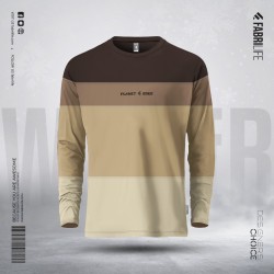 Mens Premium Full Sleeve Tshirt - Planet Edge - Cut & Stitch (Designer Edition) | SALT