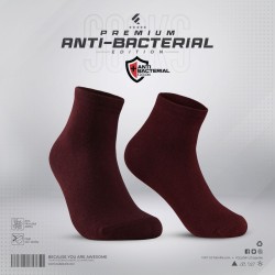 Premium Antibacterial Socks - Maroon - Classic | SALT
