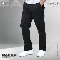 Premium Cargo Pant [6 Pocket] - Black - Cargo Pants | SALT