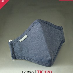 Premium Cotton Face Mask (Denim) - Professional 7 Layer Mask | SALT