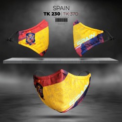 Spain -Designer Edition Cotton Face Mask - Sports Edition | SALT