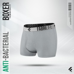 Mens Premium Antibacterial Boxer Brief - Monument - Boxer Brief | SALT