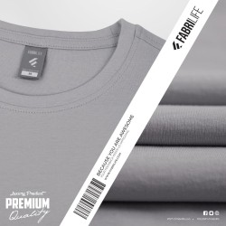 Mens Premium Blank T-shirt- Silver - Blank | SALT