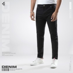 Mens Denim Jeans  - Jet Black - Jeans | SALT