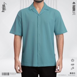 Premium Cuban Shirt - Nile Blue - Casual Shirt | SALT