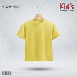 Kids Premium Blank T-Shirt - Yellow - Blank T-shirt | SALT