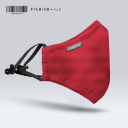 Anti dust & Anti Pollen Cotton Face Mask (Red) - Anti dust & Anti Pollen Mask | SALT