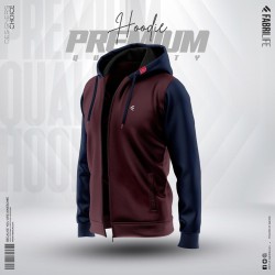 Mens Multi-Shades Hoodie - Maroon - Hoodie | SALT