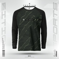 Mens Premium Sports Active Wear Full Sleeve T-shirt- No Mercy - Sports | SALT