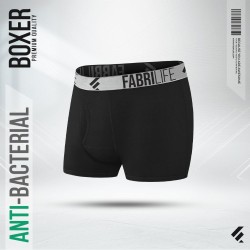 Mens Premium Antibacterial Boxer Brief - Black - Boxer Brief | SALT