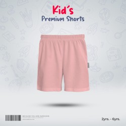 Kids Premium Cotton Shorts - Light pink - Shorts | SALT