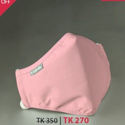 Premium Cotton Face Mask (Light Pink) - Professional 7 Layer Mask | SALT