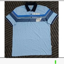 Classical Edition Single Jersey Knitted Polo - Bluewave - Printed | SALT
