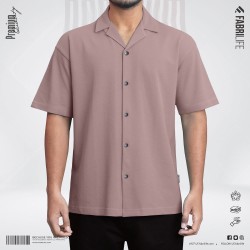 Premium Cuban Shirt - Lavenderash - Casual Shirt | SALT