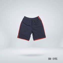 Kids Striped Half Pant | Navy - Shorts | SALT